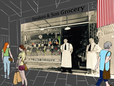 Pick of the Day by Simone H Radulovitch. Image: Favaloro & Son Grocery, 392 Victoria Avenue, Chatswood, ca.1932