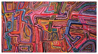 Michael Buzinskas,  No. 10 - Abstraction Contraption - Acrylic on paper (46x31cm)