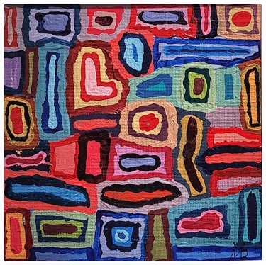 Michael Buzinskas,  No. 21 - Modernist Piece No. 1 - Acrylic on canvas (40x30cm)