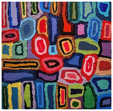Michael Buzinskas,  No. 22 - Modernist Piece No. 2 - Acrylic on canvas (40x30cm)