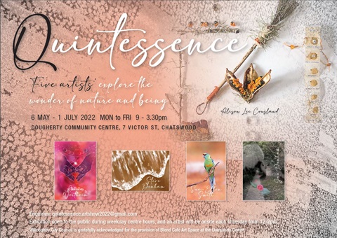 Quintessence Exhibition flyer