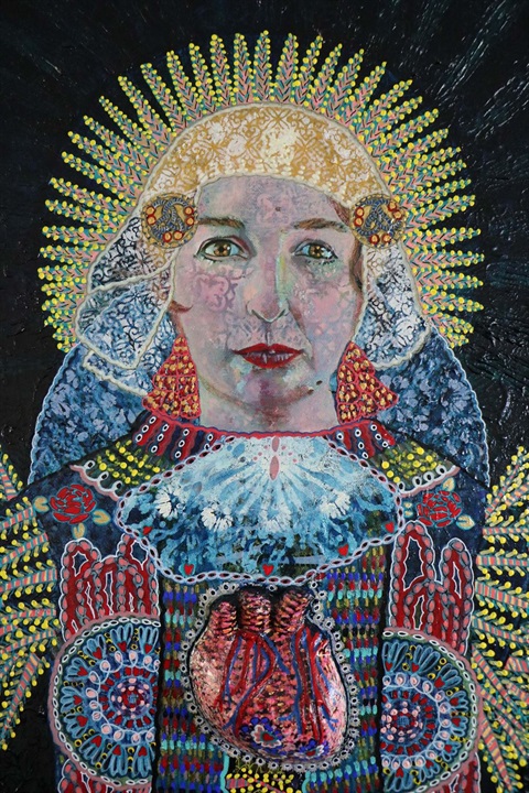 Minka Gillian, “Sculptural Mythologies” (detail), 2023, Acrylic on canvas, 155cm x 5.jpg