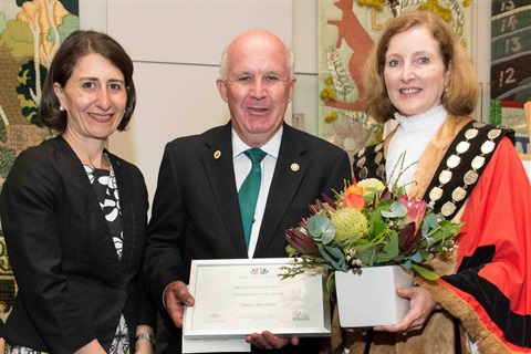 Peter McNair - Citizen of the Year 2015