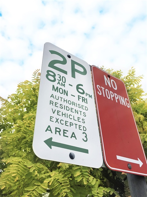 Resident Parking Permit Sign